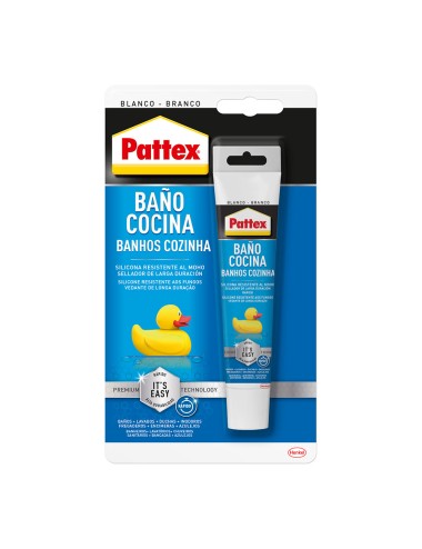 Silicona neutra baños y cocinas blanco 50 ml