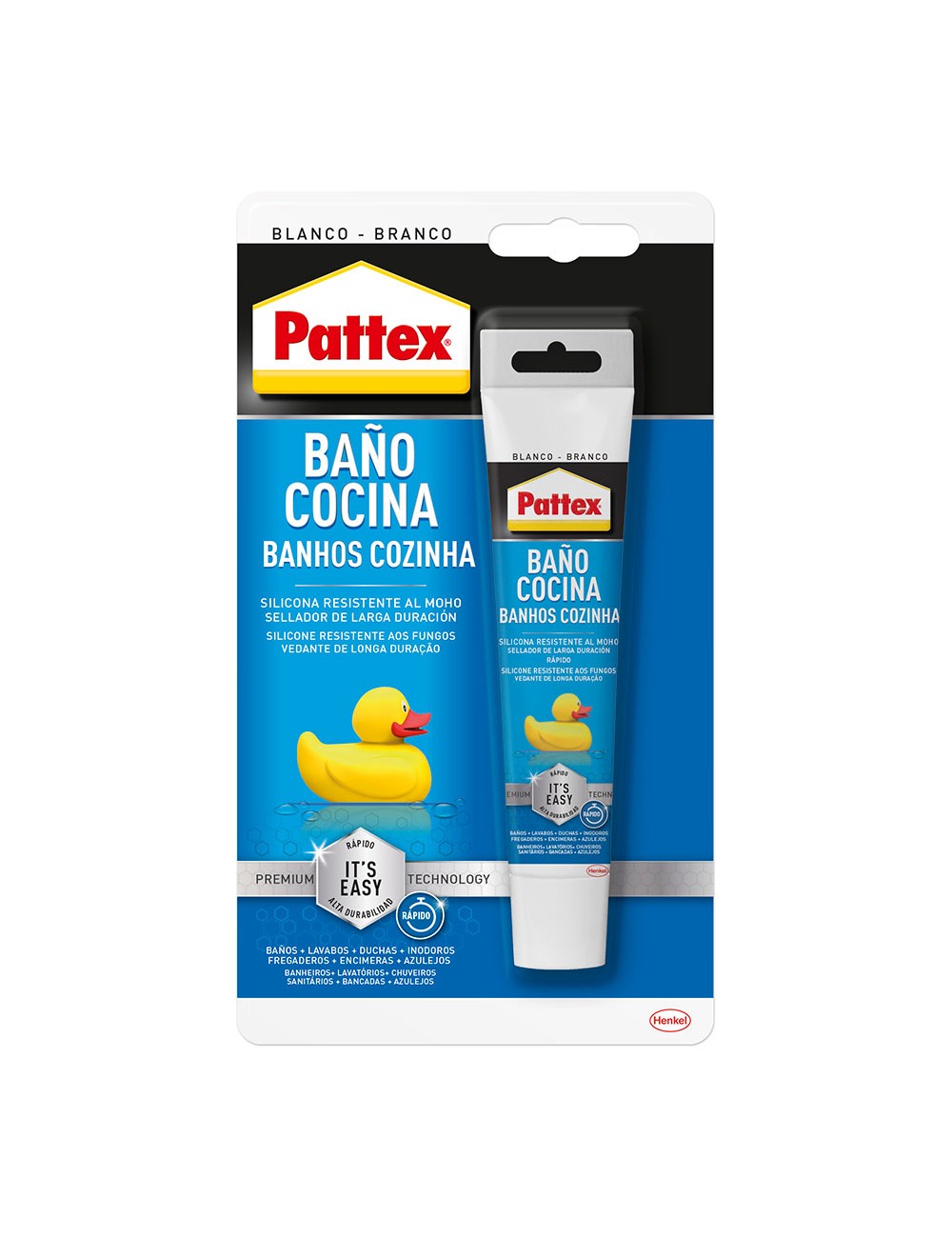 Silicona neutra baños y cocinas blanco 50 ml