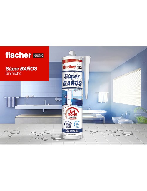 Silicona super baños sin moho translucida 280 ml