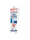 Silicona super baños sin moho blanca 280 ml