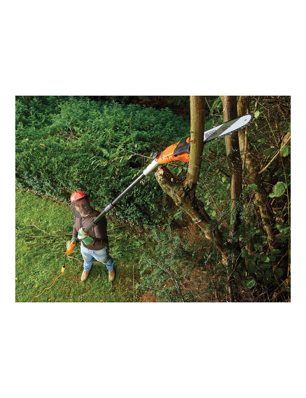 Sierra de pertiga 800w 25cm ps7525-qs black+decker