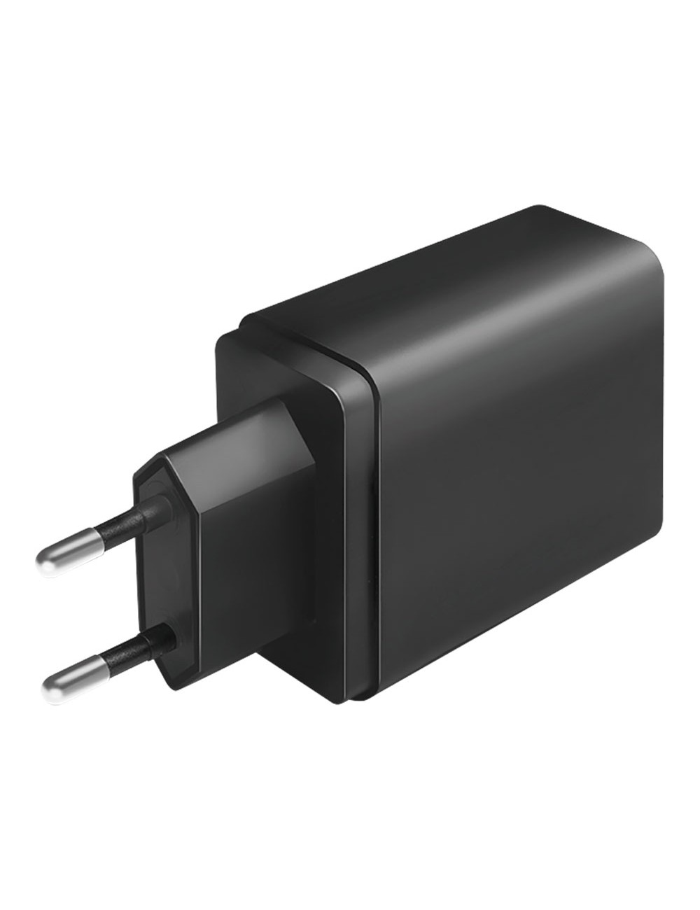 Cargador 27 w con 4 conexiones usb negro