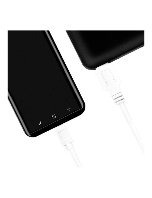 Cable usb-a a usb-c 1 m blanco