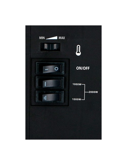 Estufa/chimenea de led modelo torino 2000 w