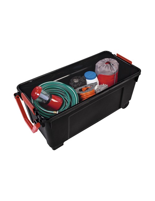 Caja pongotodo 'explorer box' 170 l con asa y ruedas. 49 x 103 x 50 cm
