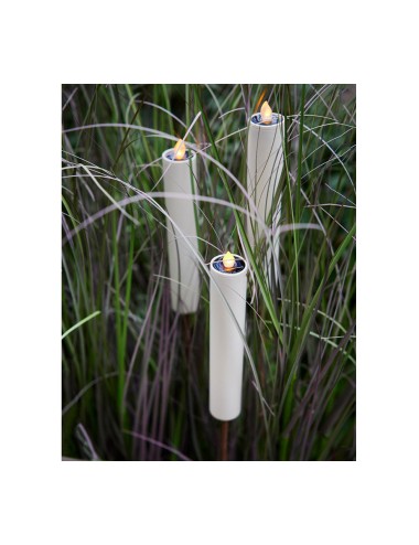 Vela solar efecto llama ø4 x 90 cm