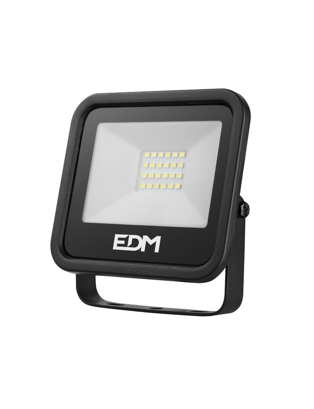 Foco proyector led 20 w 1520 lm 6400 k luz fría, black series 12,4 x 2,8 x 10,6 cm