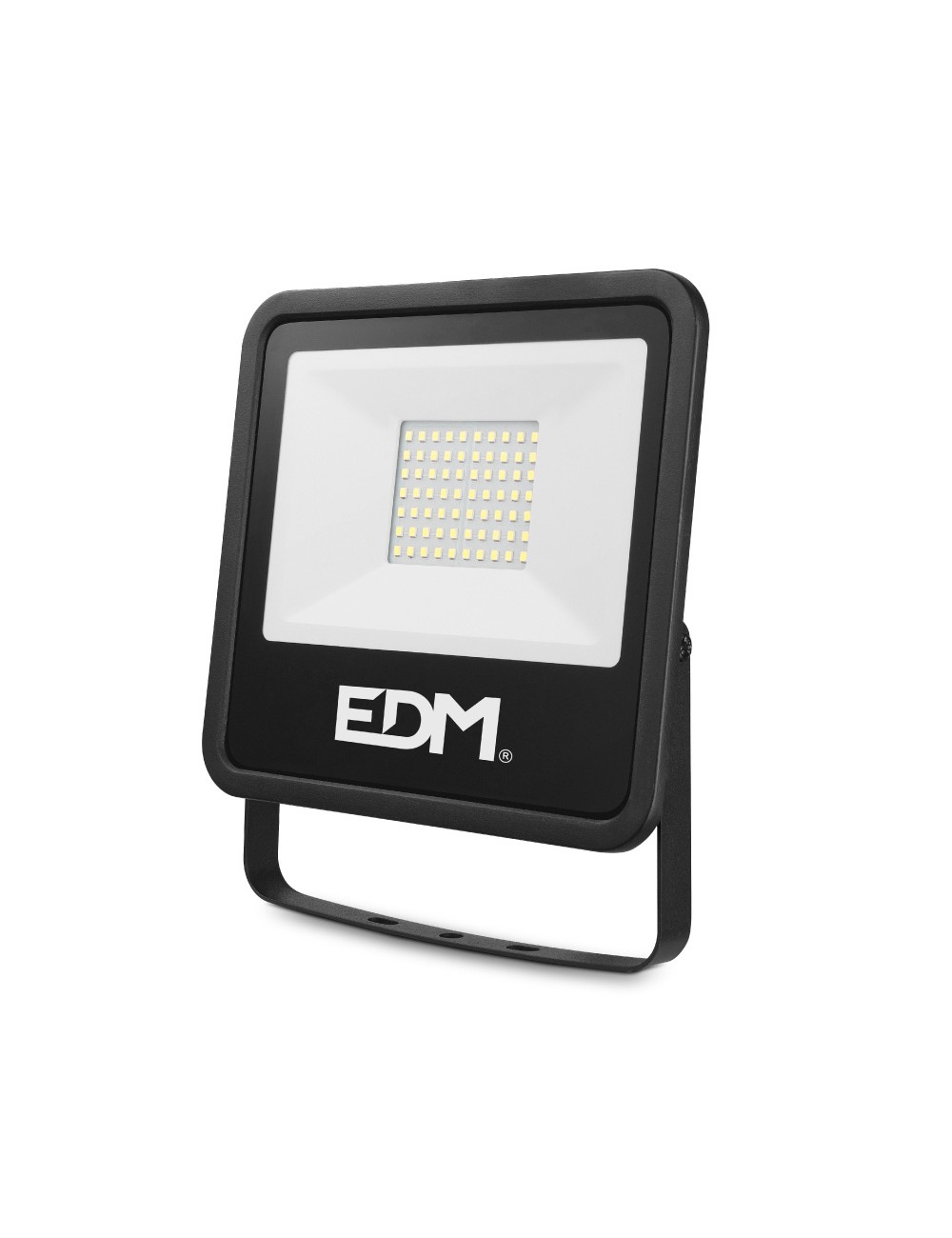 Foco proyector led 50 w 4000 lm 6400 k luz fría, black series 19,2 x 17,5 x 2,9 cm