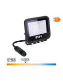 Foco proyector led 20 w 1520 lm 4000 k luz día, black series 12,4 x 10,6 x 2,8 cm