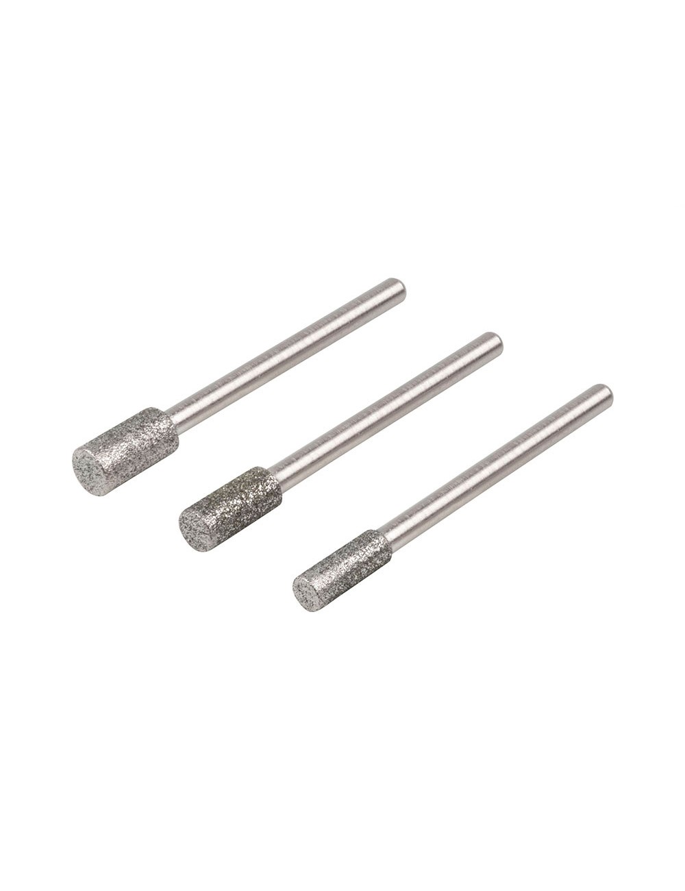 Muelas de diamante cilíndricas, set 3 uds
