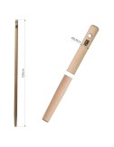 Mango de madera de eucaliptus para rastrillo, amr1229, ø2,9 cm x 120 cm