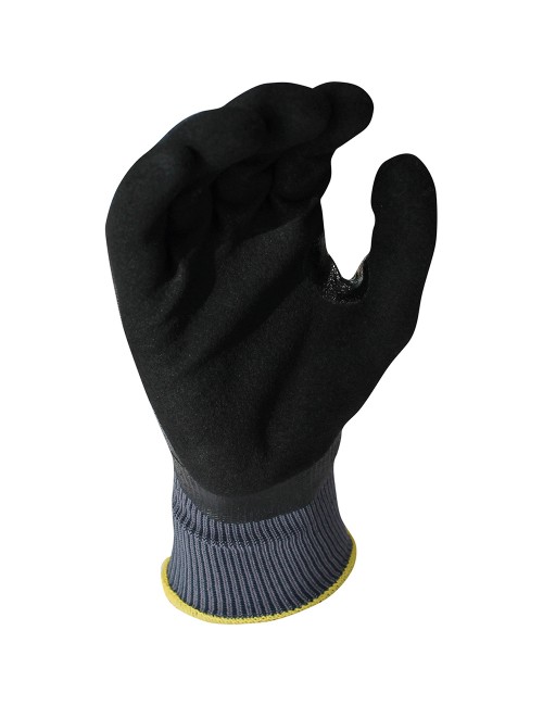 Guante nailon recubierto total nitrilo, negro, t-08