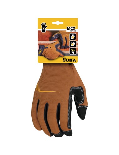 Guante piel sintética / spandex, táctil, t-08