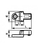 690715 INSERTO LLAVE CERRADA 9X12, 15 MM. 690715 INSERTO LLAVE CERRADA 9X12, 15 MM