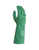 Guante nitrilo, sin flocar, biodegradable, verde, t-09