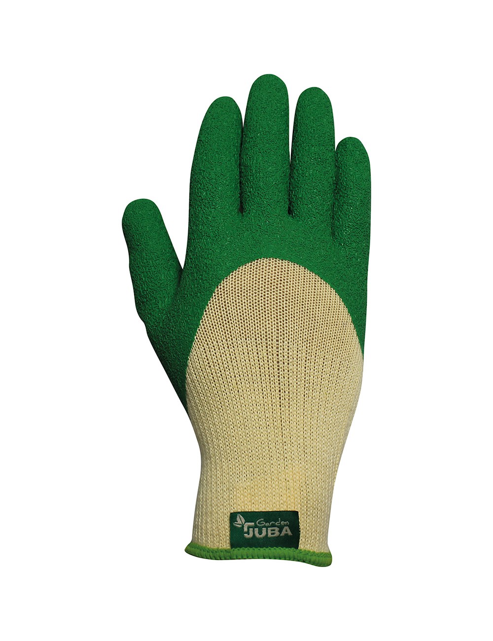 Guante poliéster con palma látex para jardinería, t-10