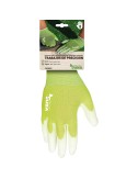 Guante nailon palma poliuretano, precisión, verde, t-09
