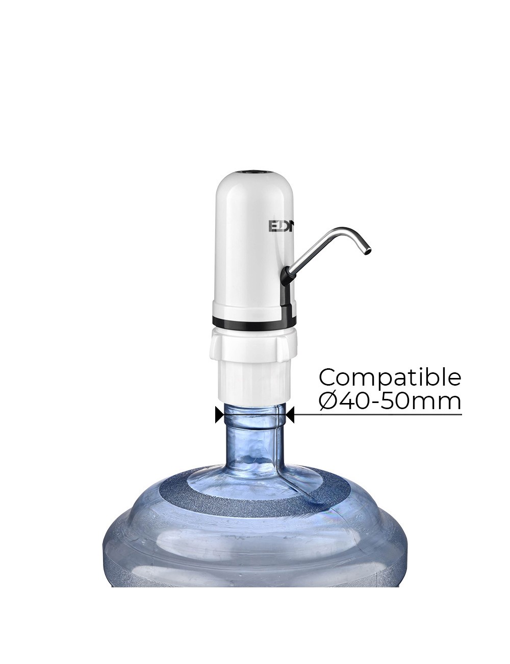 Dispensador electrónico para garrafas de agua