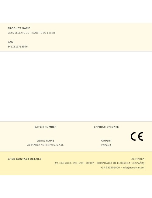 Silicona sellatodo transparente tubo 125 ml