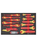 BANDEJA CON 17 HERRAMIENTAS AISLADAS TEFXV17