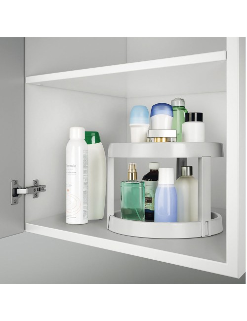 Organizador giratorio 2 alturas ø28 x 21 cm