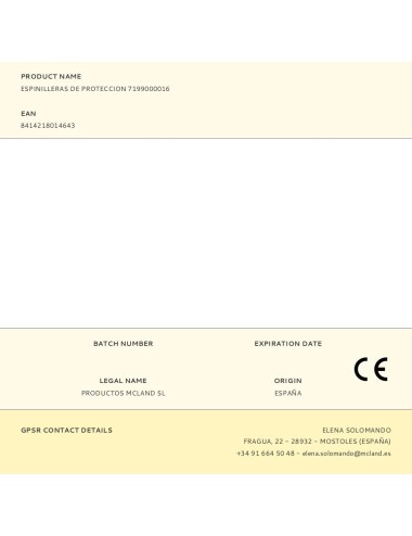 Espinilleras de proteccion 7199000016