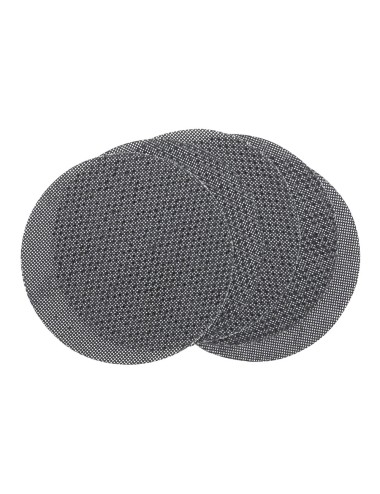 Lijas de malla para lijadoras orbitales ø125 mm, grano 60, pack 5 uds