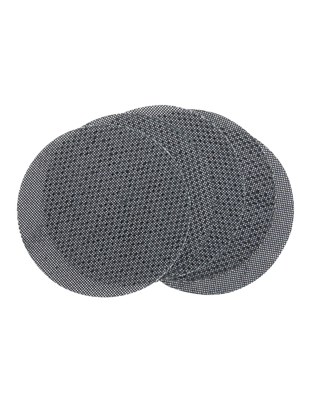 Lijas de malla para lijadoras orbitales ø125 mm, grano 80, pack de 5 uds