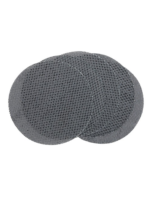 Lijas de malla para lijadoras orbitales ø125 mm, grano 80, pack de 5 uds