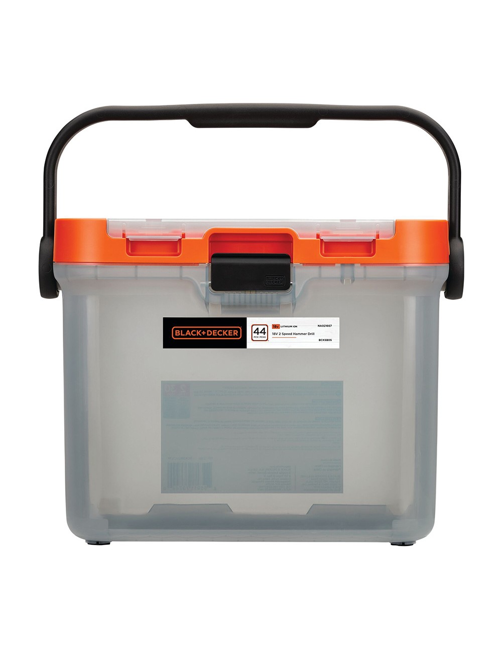 Brico kit con taladro percutor 18v y accesorios bcksb05-qw black+decker