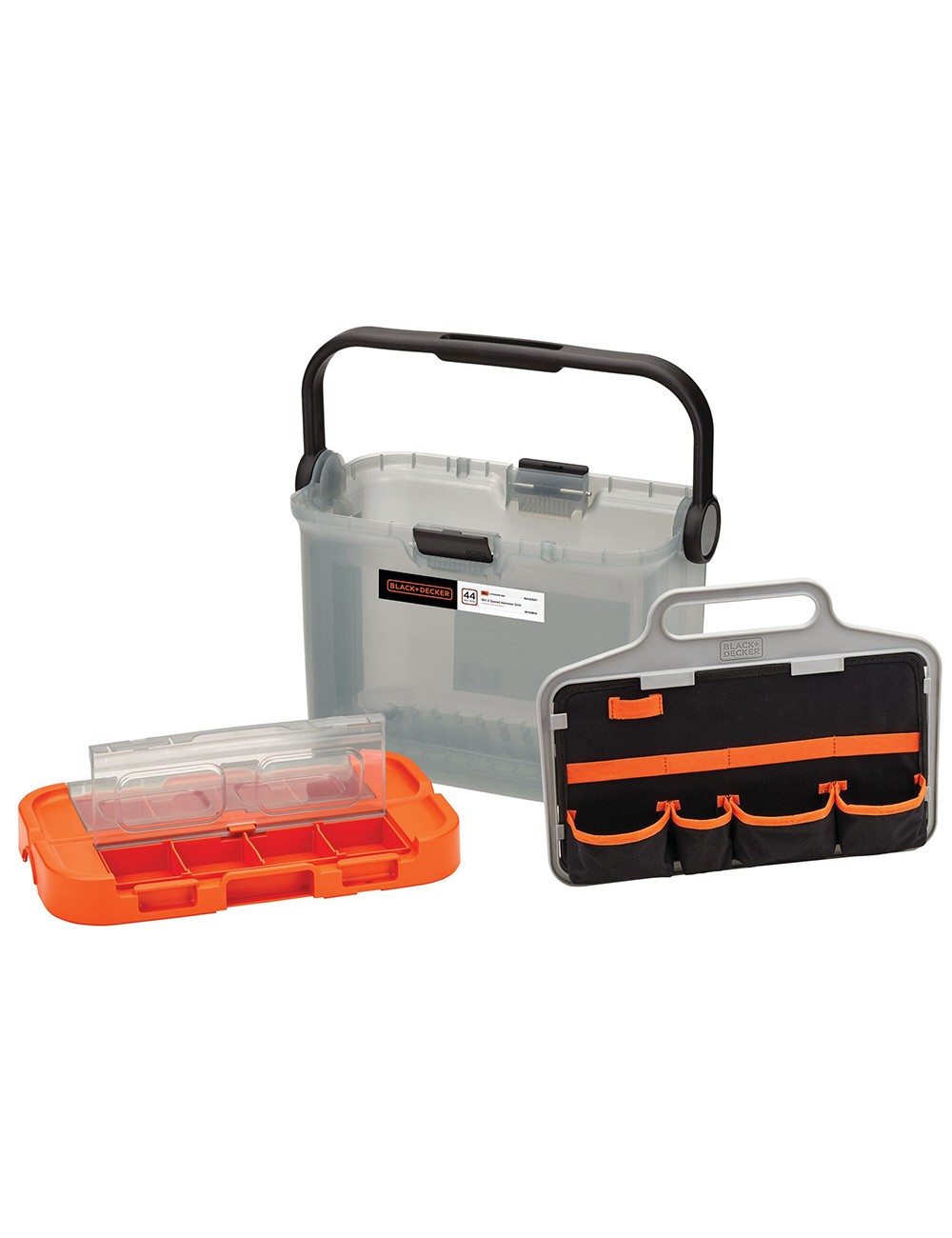 Brico kit con taladro percutor 18v y accesorios bcksb05-qw black+decker