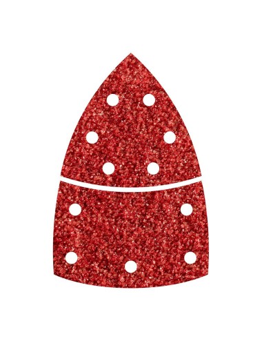 Hoja abrasiva adhesiva, 2 piezas para madera/metal, grano 40, pack 10 uds