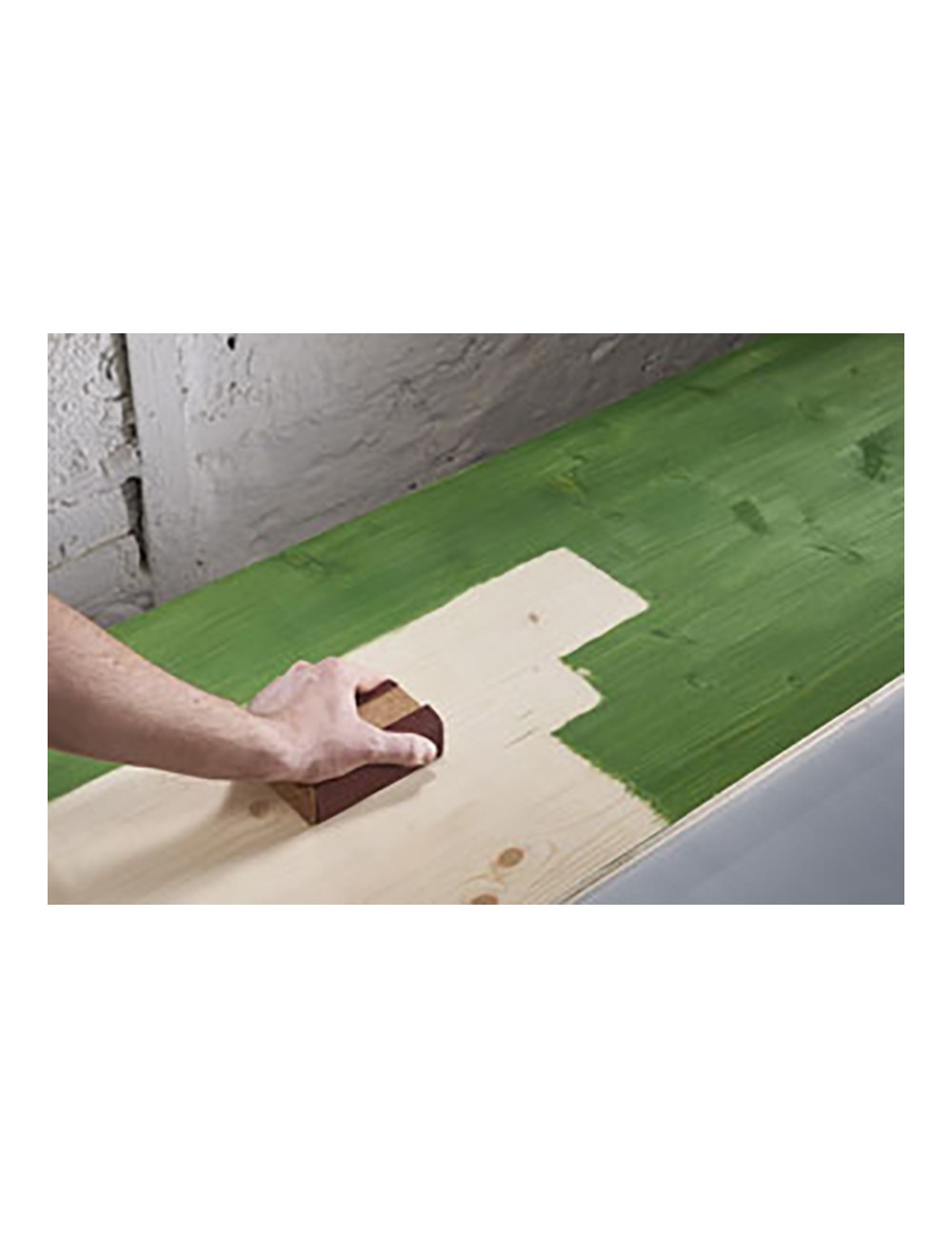 Taco de lijar manual de corcho