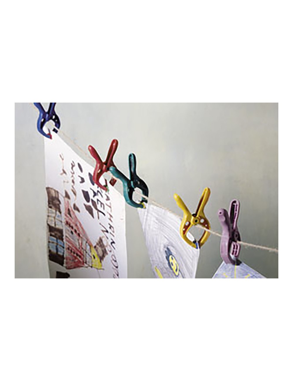 Pinza mini de resorte microfix colores surtidos, 20 mm