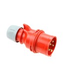 Clavija cetac 3p+n+t roja 16a 400v~ ip44