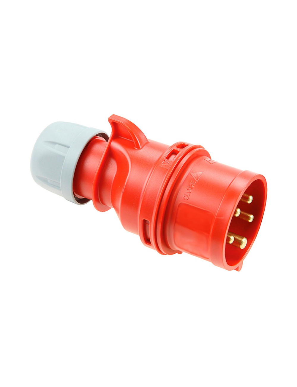 Clavija cetac 3p+n+t roja 16a 400v~ ip44