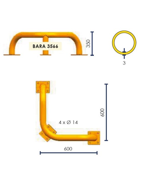 Barrera de Protección BARA3566NJ