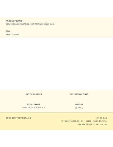 Desatascador grande con mango