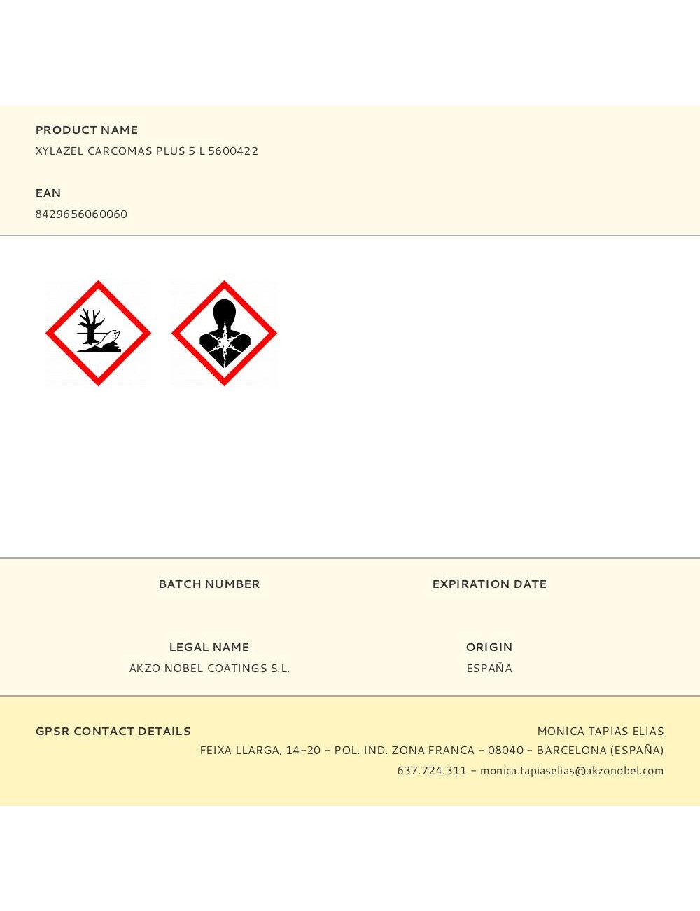 Tratamiento carcomas plus incoloro 5 l