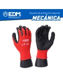 Guante nailon / licra palma nitrilo foam para mecánica, t-09