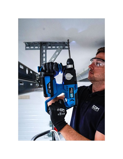 Guante poliéster con palma poliuretano para jardín agricultura, t-09