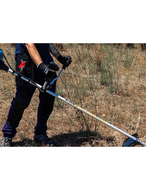 Guante poliéster con palma poliuretano para jardín agricultura, t-09