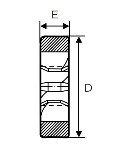 COJINETE REDONDO HSS M  4X0,7