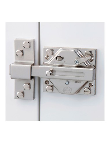 Cerrojo cs88sc m50. acabado cromo satinado. cilindro 50mm. con 5 llaves de seguridad. ifam