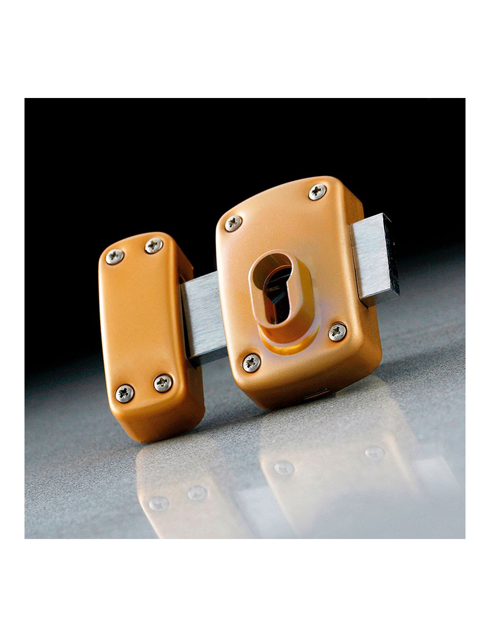 Cerrojo x5. acabado marrón. ifam