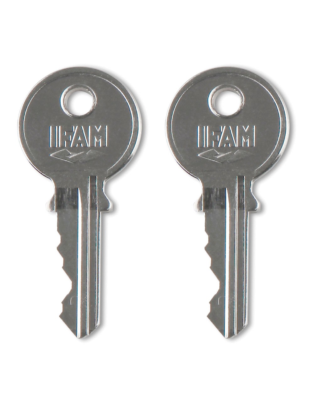 Candado inoxidable 40al 40mm con 2 llaves. arco largo. ifam