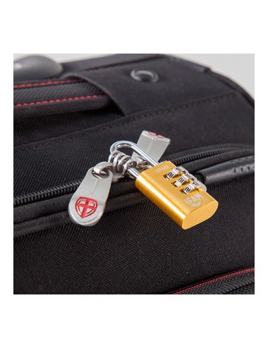 Candado col combi30 violeta 30mm. arco ø5mm. con combinación. ifam