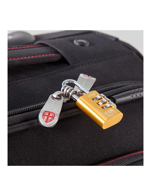 Candado col combi30 rojo 30mm. arco ø5mm. con combinación. ifam