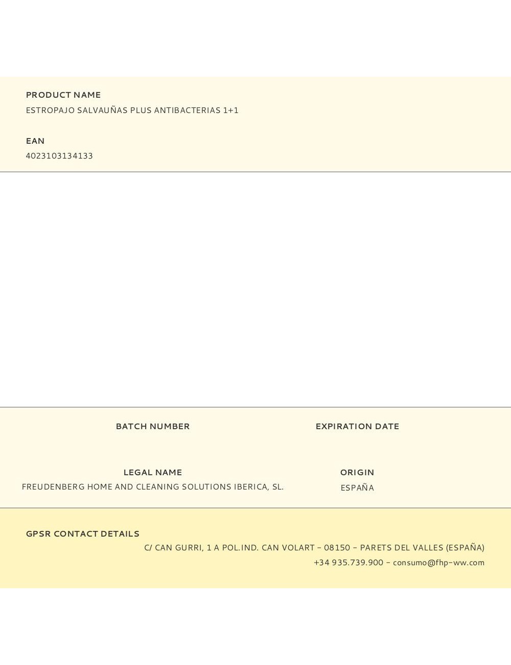 Estropajo salvauñas plus antibacterias 1+1