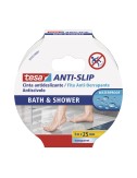 Cinta antideslizante baño y ducha transparente 25 mm x 5 m